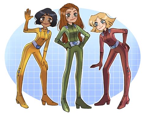 female trio cartoon characters